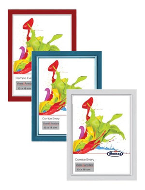 KIT SET 3 PZ MAURY'S CORNICE PORTAFOTO ASSORTITO DA PARETE EVERY 13X18CM