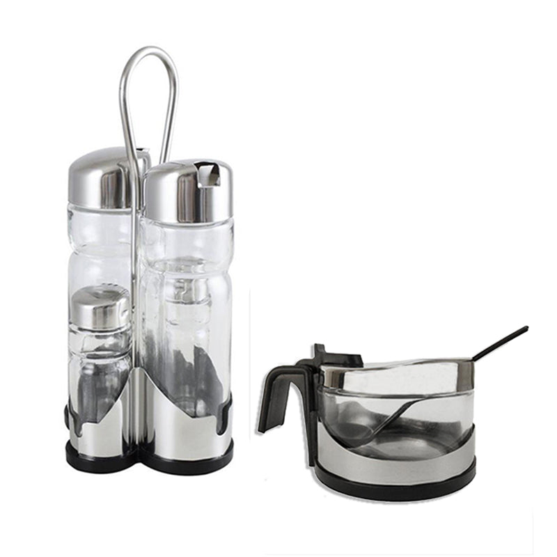 MAURY'S CONDÌ MENAGE DA TAVOLA SALE PEPE OLIO ACETO+ CONDÌ FORMAGGIERA DA TAVOLA