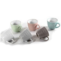 SET 6 TAZZINE CAFFÈ SENZA PIATTINO 100CC