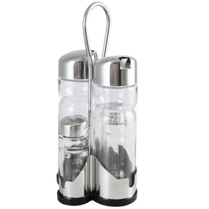 MAURY'S CONDÌ MENAGE DA TAVOLA SALE PEPE OLIO ACETO+ CONDÌ FORMAGGIERA DA TAVOLA