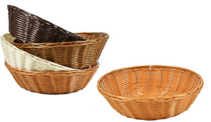 KIT SET 3 PZ CESTINO INTRECCIATO CON DIAMTERO 24 CM IN COLORI ASSORTITI