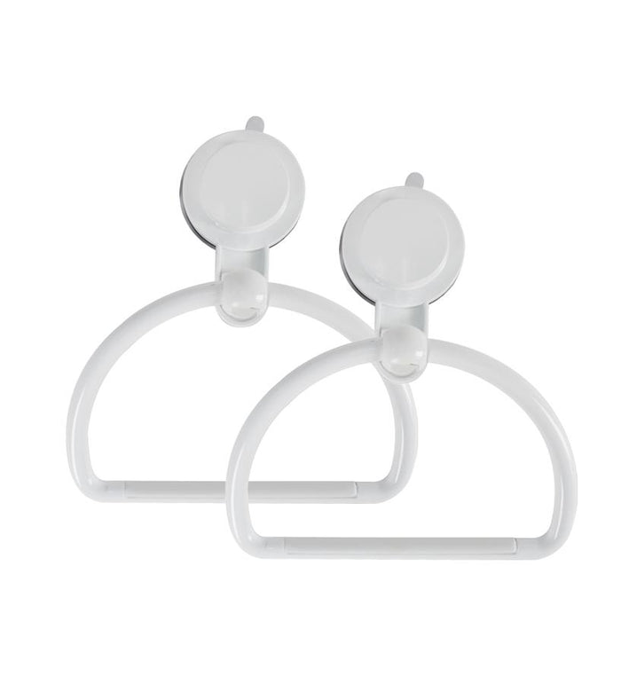 KIT SET 2PZ MAURY'S STRONG ANELLO PORTA ASCIUGAMANI A VENTOSA PER BAGNO