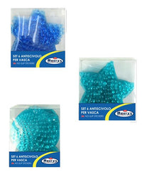 KIT SET 3PZ MAURY'S STICKERS ANTISCIVOLO PER VASCA O DOCCIA 6PZ COLORI ASSORTITI