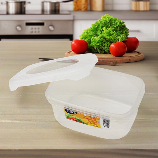 SET 6 CONTENITORI ERMETICI FRIGOBELLA RETTANGOLARI 0.50 LITRI