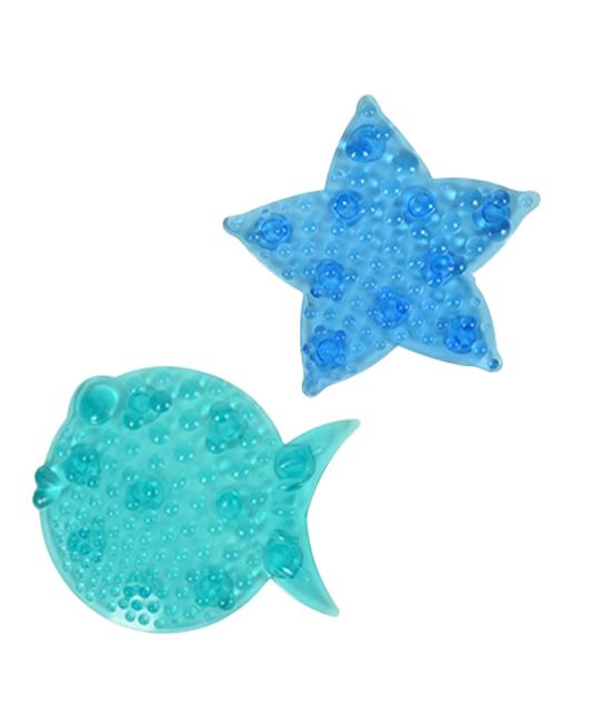 KIT SET 3PZ MAURY'S STICKERS ANTISCIVOLO PER VASCA O DOCCIA 6PZ COLORI ASSORTITI