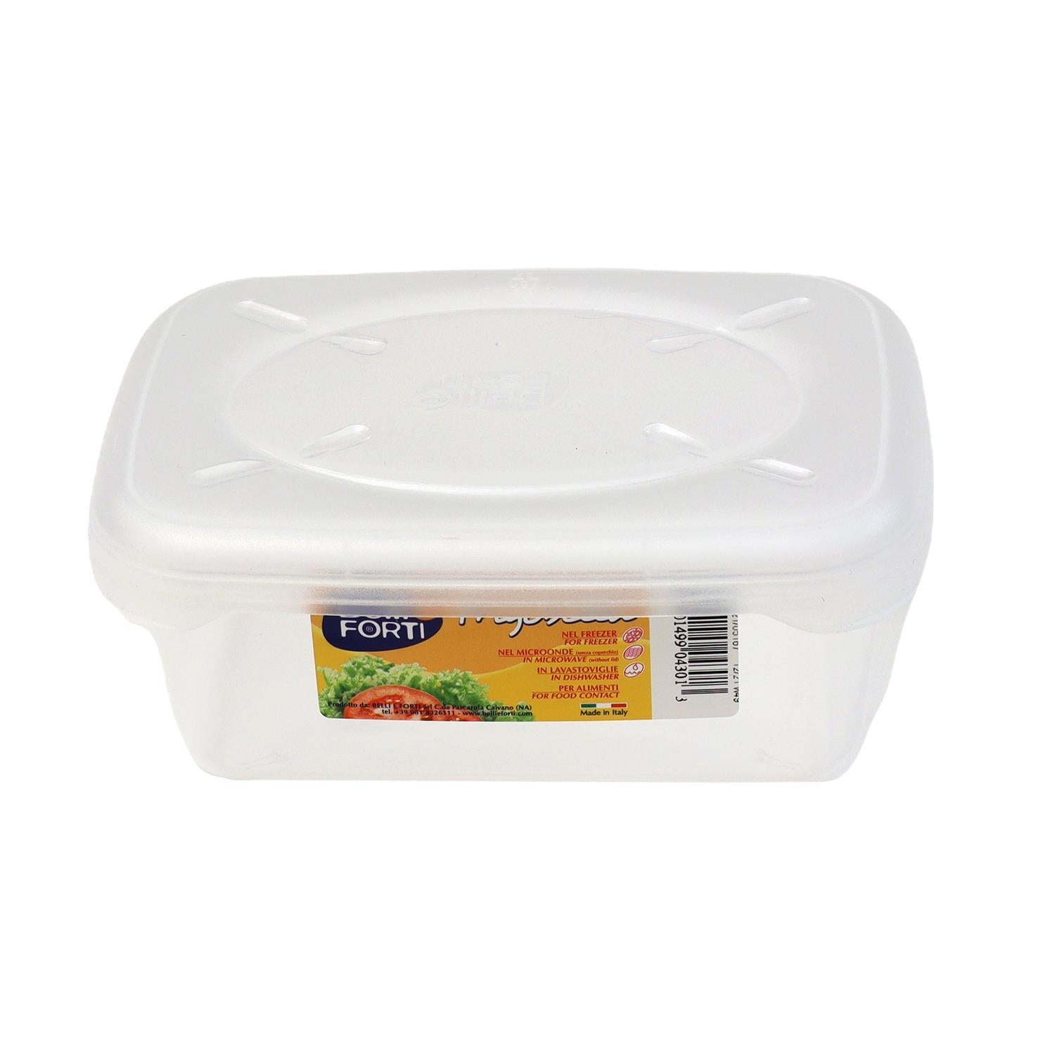 SET 6 CONTENITORI ERMETICI FRIGOBELLA RETTANGOLARI 1.90 LITRI