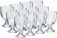 12 BICCHIERI CALICI RISTORANTE MUGHETTO PER ACQUA 245ML EXTRA RESISTENTI