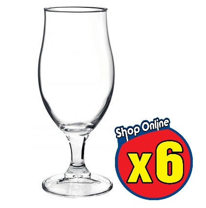 6 PZ BORMIOLI EXECUTIVE CALICI DA BIRRA DA 520 ML H 22 CM