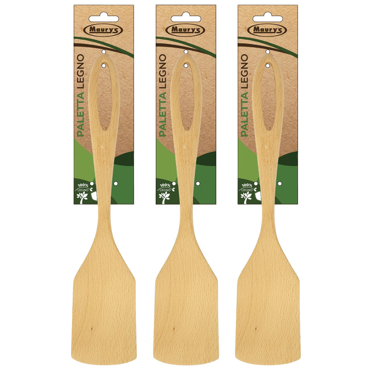 MAURY'S SET 3 PALETTE IN LEGNO