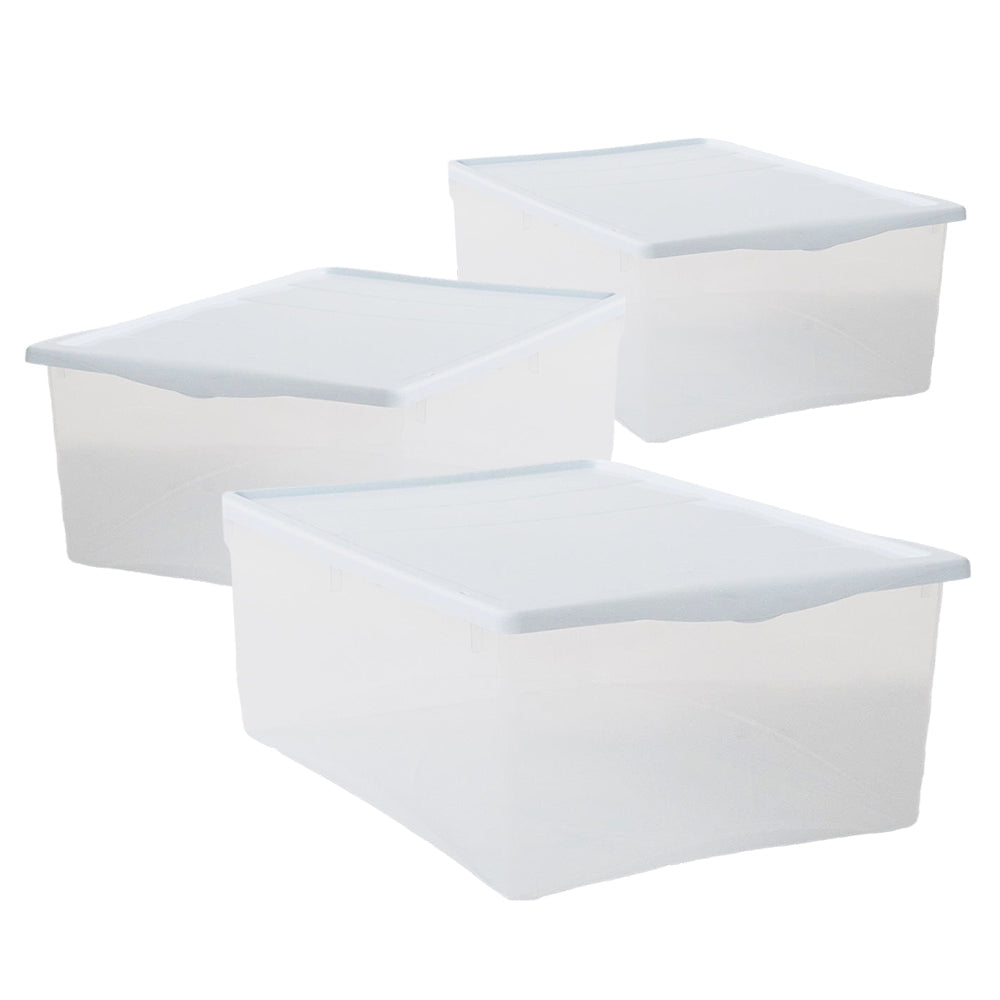 SET 3 SCATOLE BIANCO CON COPERCHIO SPRING BOX TAGLIA S 35 X 25 X H15 CM