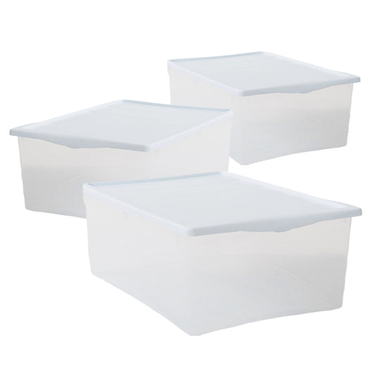 SET 3 SCATOLE BIANCO CON COPERCHIO SPRING BOX TAGLIA S 35 X 25 X H15 CM