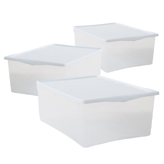 SET 3 SCATOLE BIANCO CON COPERCHIO SPRING BOX TAGLIA S 35 X 25 X H15 CM