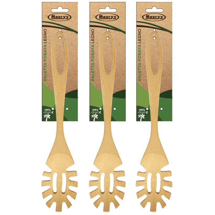 MAURY'S SET 3 SERVISPAGHETTI IN LEGNO 33 CM