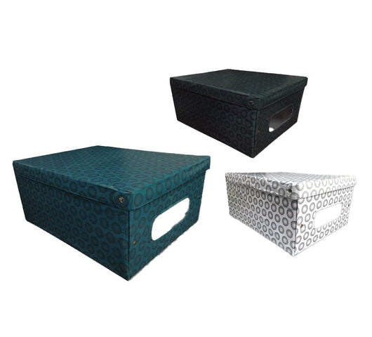 KIT SET 3 PZ MAURY'S SCATOLA GOLF IN PVC 48 X 36 X 19 IN COLORAZIONE ASSORTITA