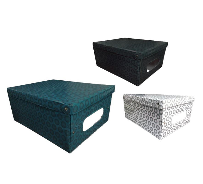 KIT SET 3 PZ MAURY'S SCATOLA GOLF IN PVC 48 X 36 X 19 IN COLORAZIONE ASSORTITA