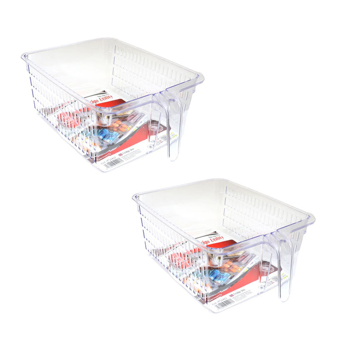 KIT SET 2 PZ MAURY'S VASCHETTA CONTENITORE PER FRIGORIFERO 31 X 23 X H13 CM