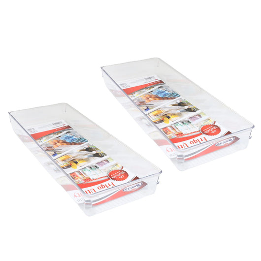 KIT SET 2 PZ MAURY'S VASCHETTA CONTENITORE PER FRIGORIFERO 38 X 15 X H5 CM