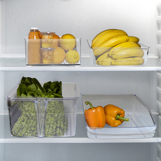 KIT SET 2 PZ MAURY'S VASCHETTA CONTENITORE PER FRIGORIFERO 36 X 20 X H9 CM