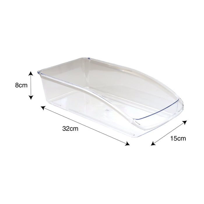 KIT SET 2 PZ MAURY'S VASCHETTA CONTENITORE PER FRIGORIFERO 32 X 15 X H8 CM