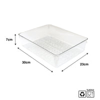 KIT SET 2 PZ MAURY'S VASCHETTA CONTENITORE PER FRIGORIFERO 30 X 23 X H7 CM