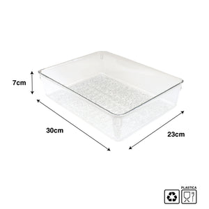 KIT SET 2 PZ MAURY'S VASCHETTA CONTENITORE PER FRIGORIFERO 30 X 23 X H7 CM