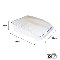 KIT SET 2 PZ MAURY'S VASCHETTA CONTENITORE PER FRIGORIFERO 32 X 23 X H8 CM