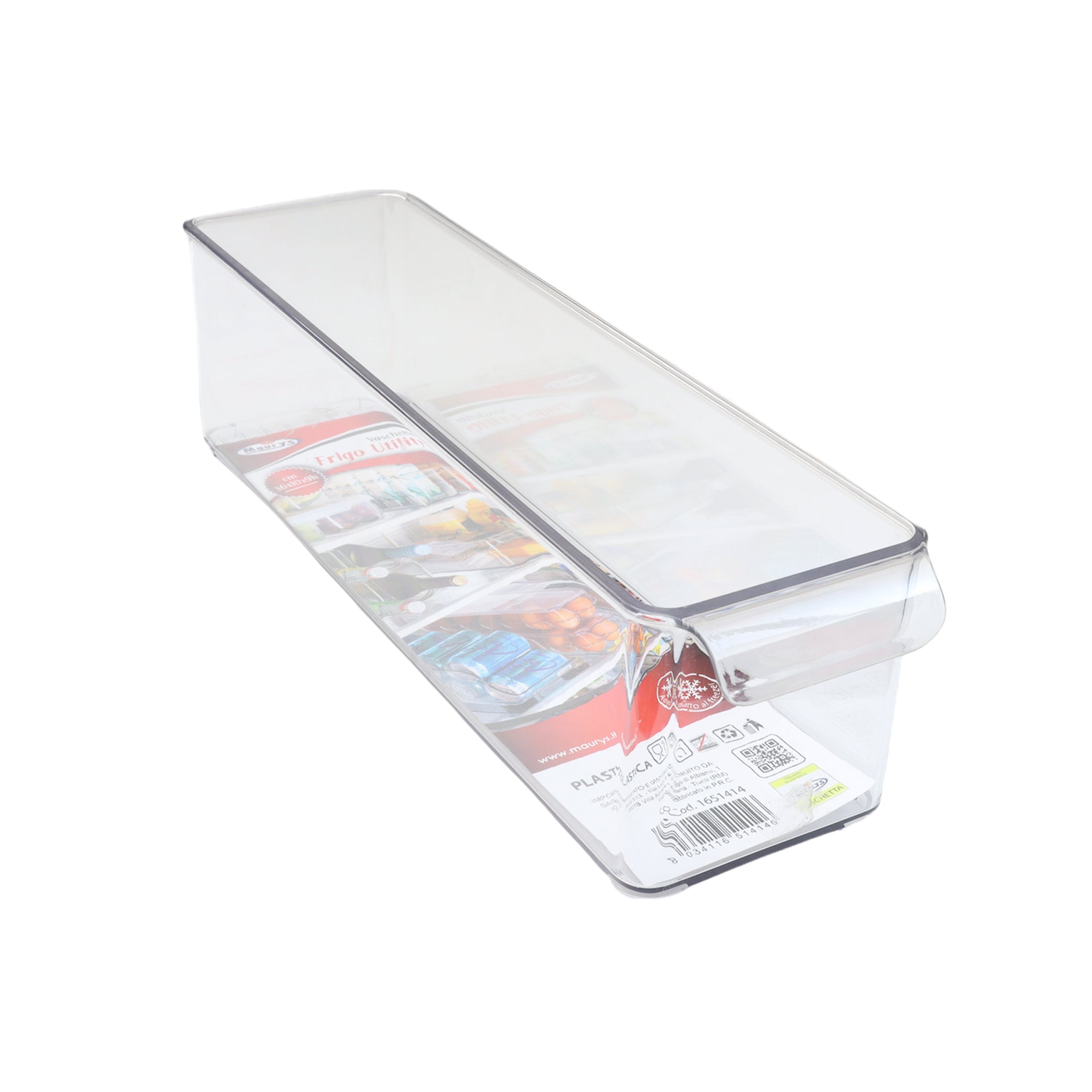 KIT SET 2 PZ MAURY'S VASCHETTA CONTENITORE PER FRIGORIFERO 36 X 10 X H9 CM