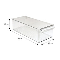 KIT SET 2 PZ MAURY'S VASCHETTA CONTENITORE PER FRIGORIFERO 36 X 16 X H10 CM