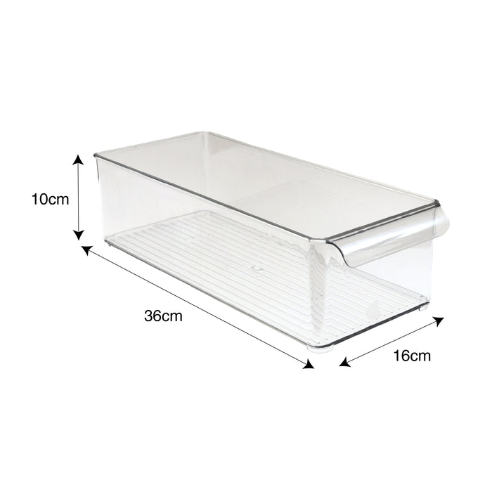 KIT SET 2 PZ MAURY'S VASCHETTA CONTENITORE PER FRIGORIFERO 36 X 16 X H10 CM