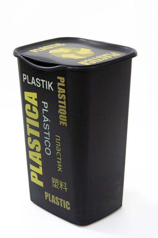 PATTUMIERA BIDONE PER RACCOLTA DIFFERENZIATA RICICLO PLASTICA 50 LITRI