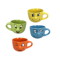 MA MAISON SET 2 TAZZE DA 470 CC + BOLLI LATTE 10 CM SPESSORE 1,50 MM ANTIADERENTE E ANTIGRAFFIO IN ALLUMINIO