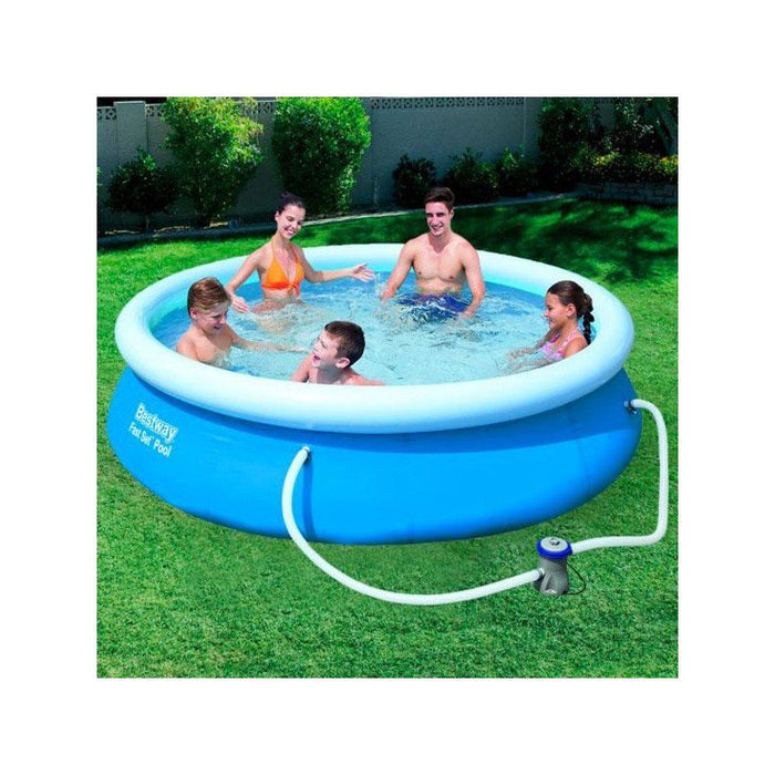 PISCINA GONFIABILE 305 X 76 CM AUTOPORTANTE FUORI TERRA POMPA FILTRO FAST SET