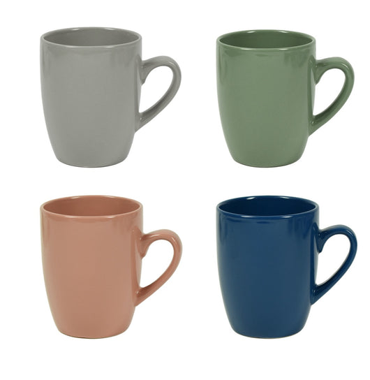 MAURY'S SET 4 TAZZA JUMBO DA 350CC BUTTON IN COLORE ASSORTITO STILE SHABBY