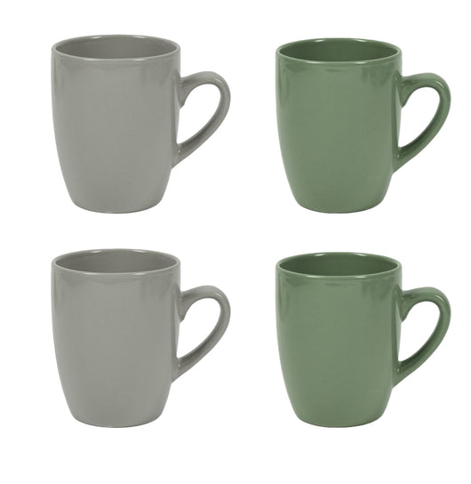 MAURY'S SET 4 TAZZA JUMBO DA 350CC BUTTON IN COLORE ASSORTITO STILE SHABBY