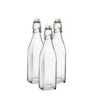 MAURY'S SET 3 BOTTIGLIE SWING BOTTIGLIA IN VETRO CON CAPIENZA DA 0.50 LT