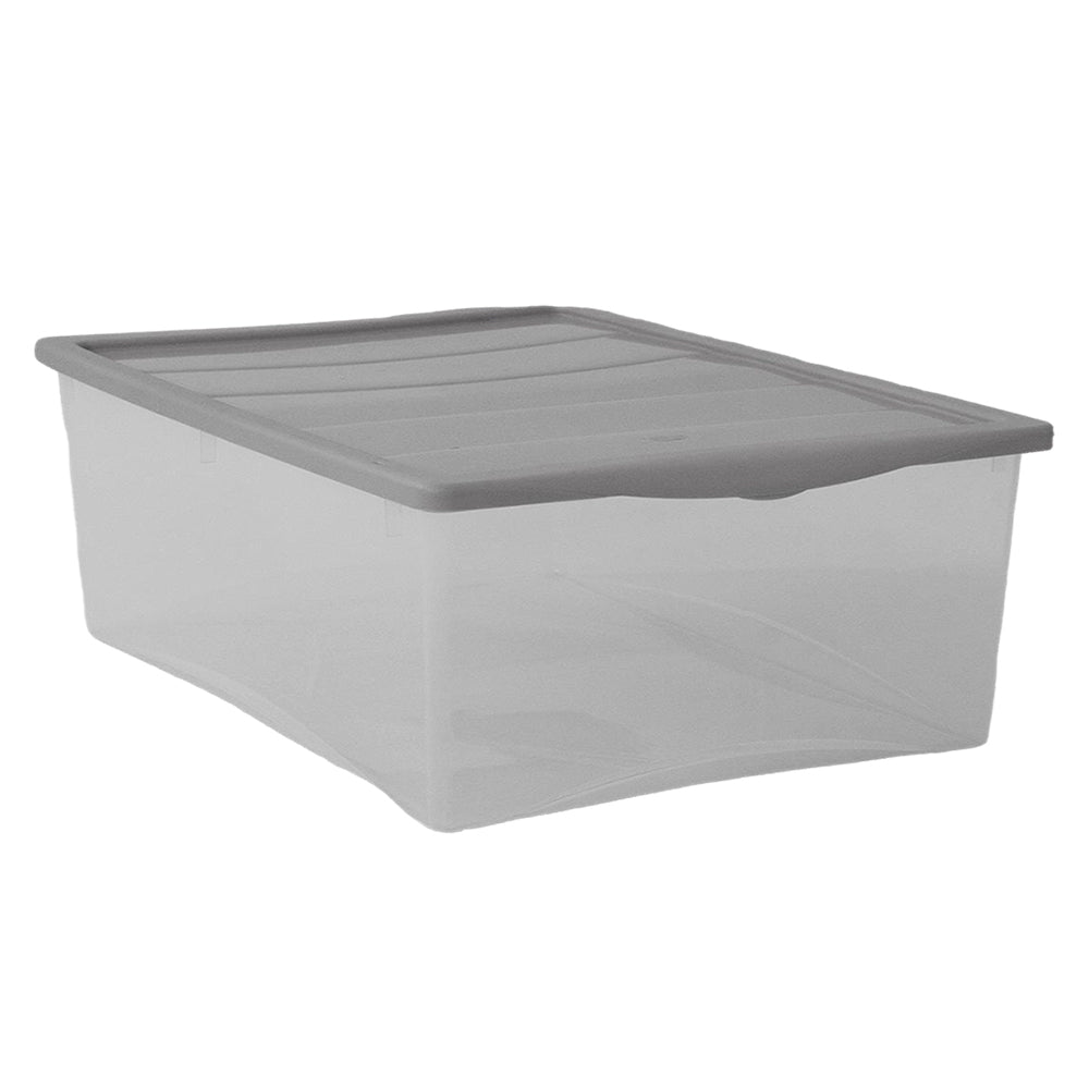 SET 3 SCATOLE GRIGIO CON COPERCHIO SPRING BOX TAGLIA XS 32 X 19 X H12 CM