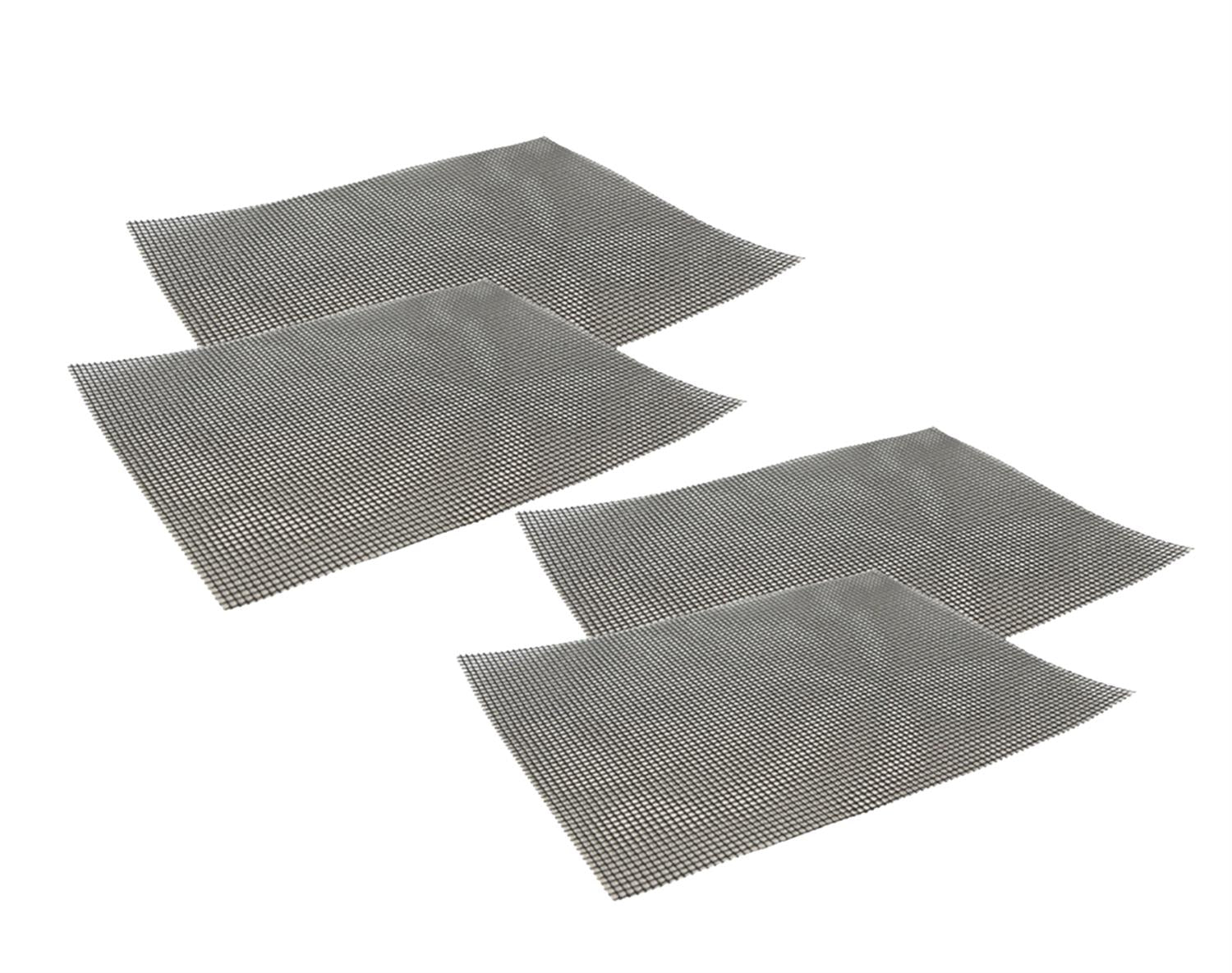KIT SET 4 PZ MAURY'S GRILL  TAPPETINI A RETE BARBECUE ANTIADERENTE 36 X 42 CM OKS
