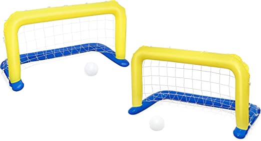 PORTA GALLEGGIANTE WATER POLO 142 X 76 CM CON PALLA