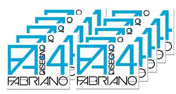 10 BLOCCHI FABRIANO F4 33 X 48 CM LISCI RIQUADRATI DA 20 FOGLI