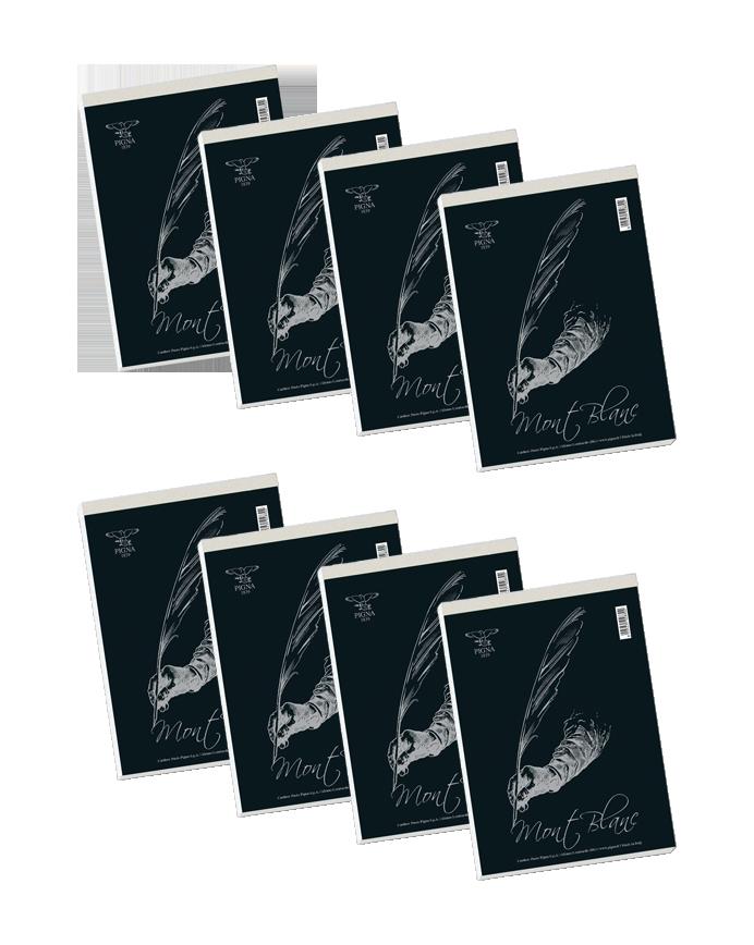 KIT SET 8 PZ MAURY'S BLOCK NOTES FORMATO A7