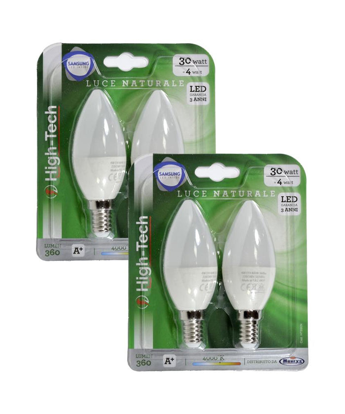 KIT SET 2 PZ HIGH-TECH SET 2 LAMPADINE LED SAMSUNG OLIVA