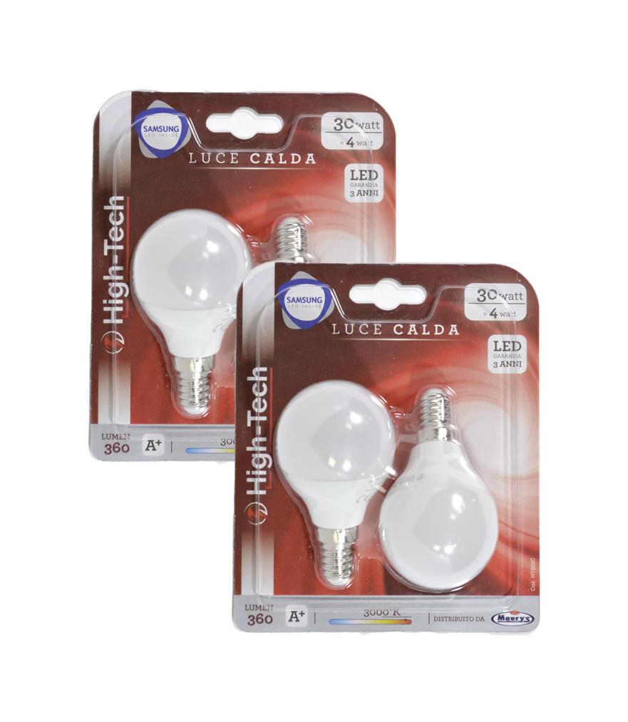KIT SET 2 PZ HIGH-TECH SET 2 LAMPADINE LED SAMSUNG SFERA