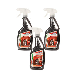 KIT SET 3 PZ MAURY'S SPRAY AUTO PULISCI CERCHI 750 ML