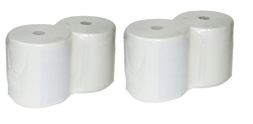 MAURY'S SET 2 COPPIE DI BOBINE MULTIUSO LISCE IN 100% CELLULOSA 800 STRAPPI