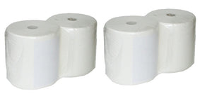 MAURY'S SET 2 COPPIE DI BOBINE MULTIUSO LISCE IN 100% CELLULOSA 800 STRAPPI