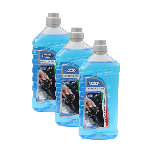 KIT SET 3 PZ LIQUIDO PROFESSIONALE PER RADIATORE BLU PER
