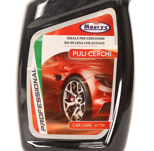KIT SET 3 PZ MAURY'S SPRAY AUTO PULISCI CERCHI 750 ML