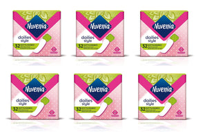 SET DA 6 NUVENIA PROTEGGI SLIP ULTRA SOTTILI IN CONFEZIONE DA 32 PEZZI CIASCUNA