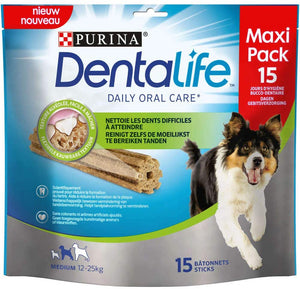 PURINA DENTALIFE 15 STICK PER IGIENE ORALE CANI TAGLIA MEDIUM 3 PZ DA 115 GR