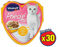 30 PZ GATTO POÉSIE SAUCE + TACCHINO IN SALSA AL FORMAGGIO 85 G